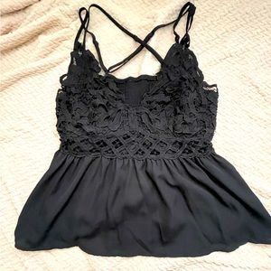 Black dressy tank size XL